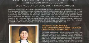 FIRESIDE CHAT WITH TUN TENGKU MAIMUN BINTI TUAN MAT (CHIEF JUSTICE OF MALAYSIA)
