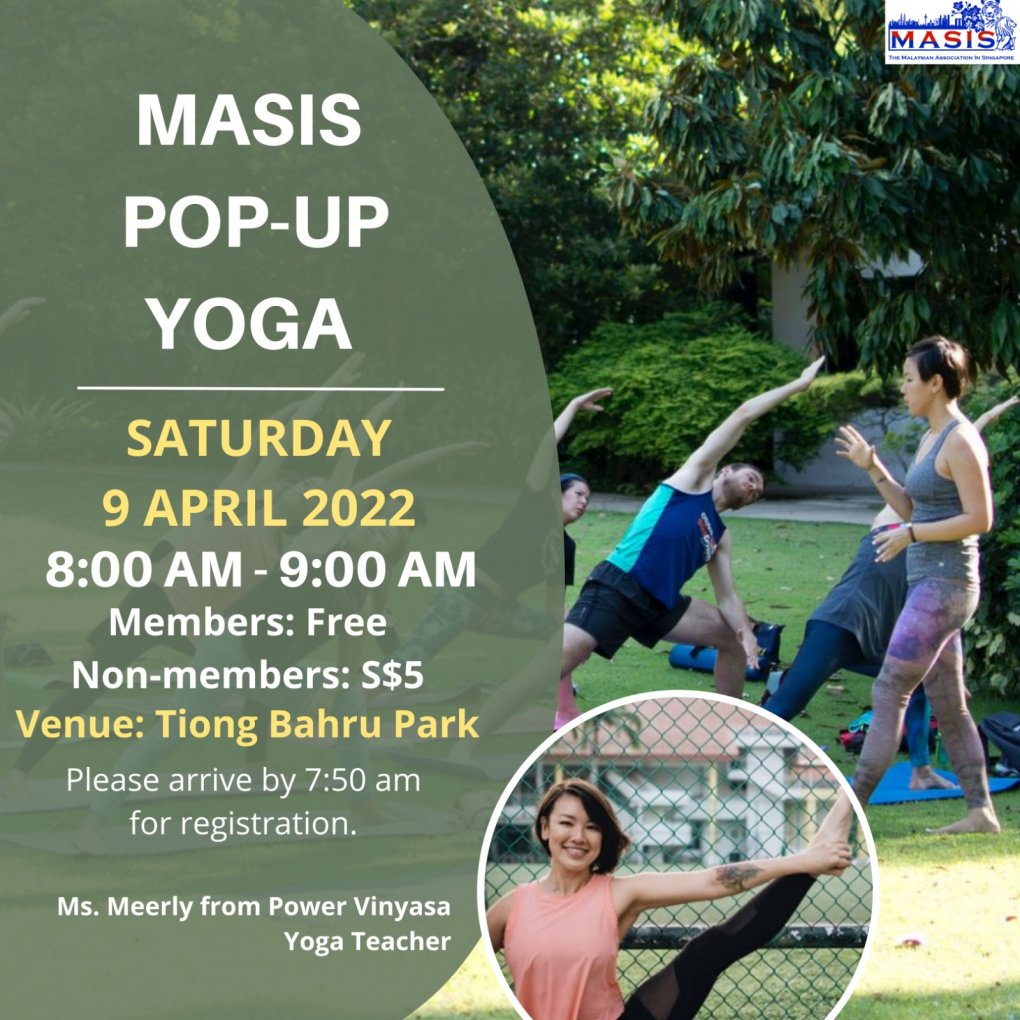 OUTDOOR POP-UP YOGA WITH MASIS